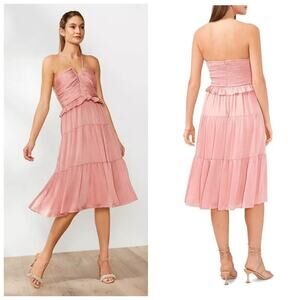 Chelsea & Violet Halterneck Tiered Dress